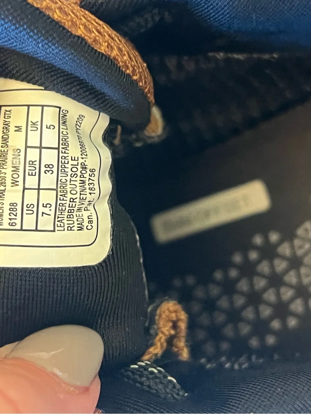 Danner Tan and Black Women's Trail Boots - Picture 5 of 6